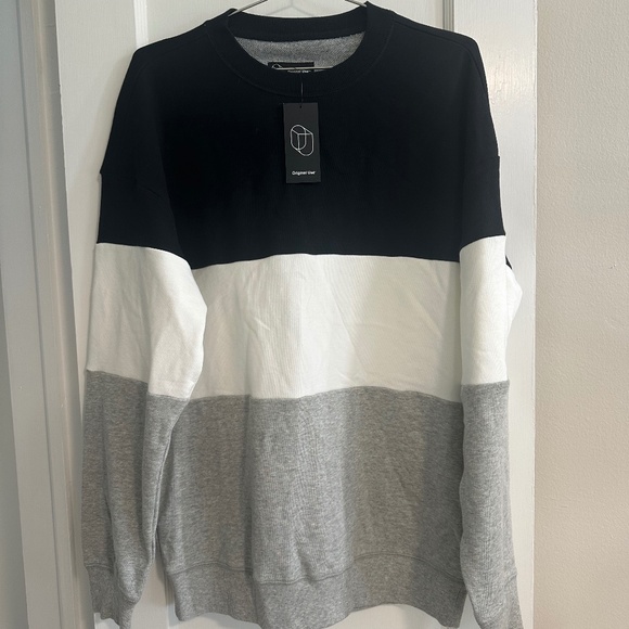 Original Use Color block Men's sweatshirt - Picture 1 of 3
